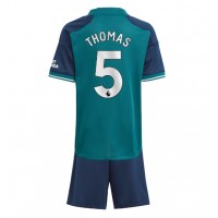 Arsenal Thomas Partey #5 Tretí Detský futbalový dres 2023-24 Krátky Rukáv (+ trenírky)